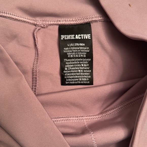 PINK 7/8 length leggings, size L - Picture 2 of 6